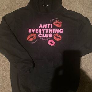 Assc anti social social club lips your kiss hoodie